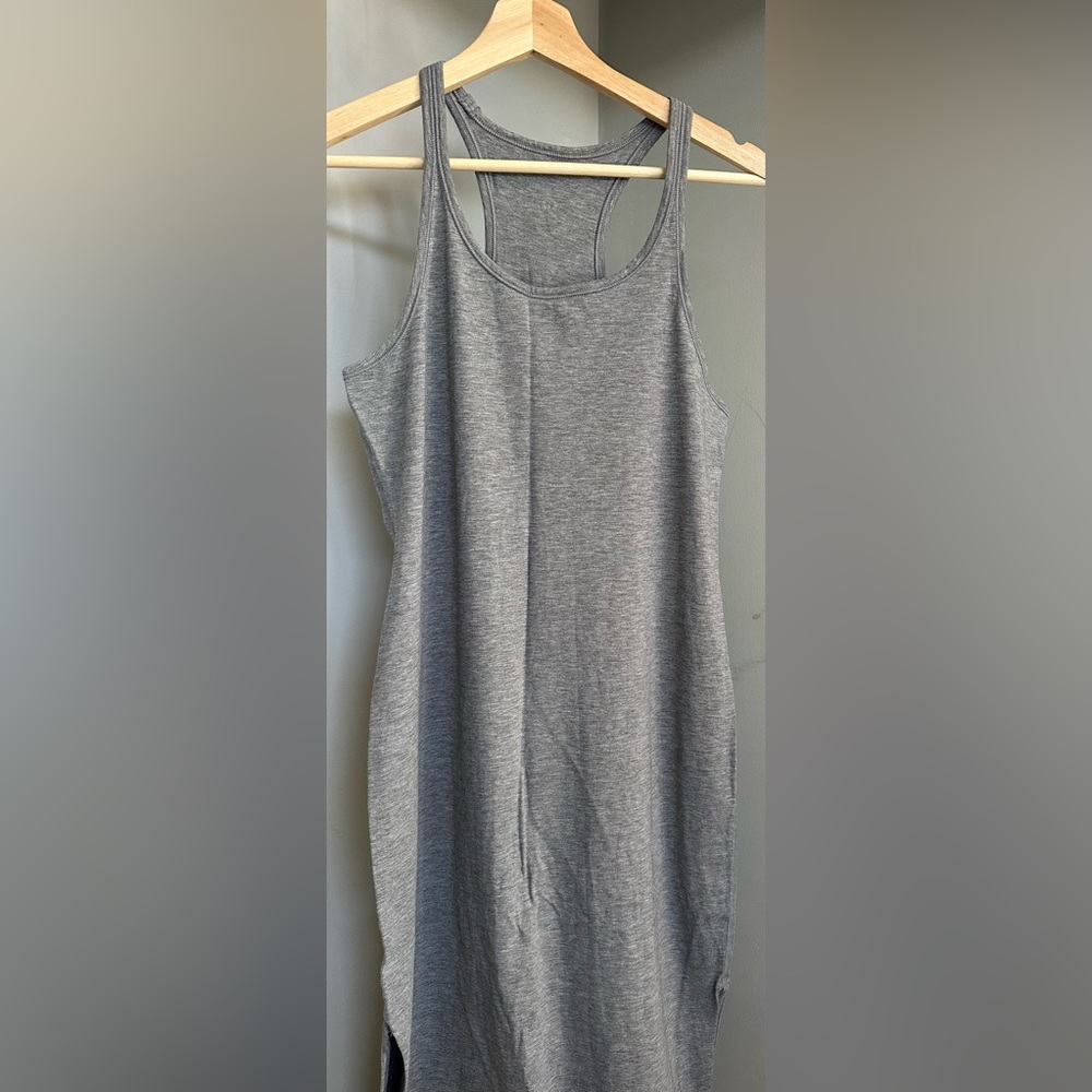 NWOT Lululemon Refresh Maxi Dress size 8 in Heathered Medium Grey